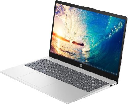 HP Laptop 15-fc0080la, AMD Ryzen 7, 16 GB, 512 GB SSD, 15.6, HD, Windows 11 Home, Teclado en Español, Garantía México, Plateado | Microsoft 365 Personal 12 Meses + Curso Multilenguajes