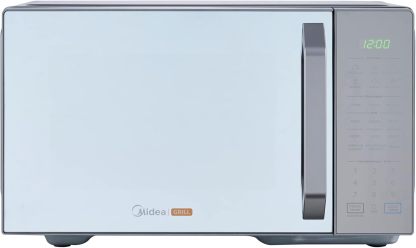 Midea MMDXG11S2MG Horno de Microondas Talent Grill 1.1 Pies Cúbicos (31L) Silver Mirror