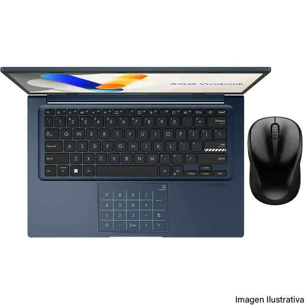 Laptop ASUS Vivobook Intel Core i5 1235U RAM 16GB 512GB SSD 14" Windows 11 Home + Mouse DXT Teclado en español