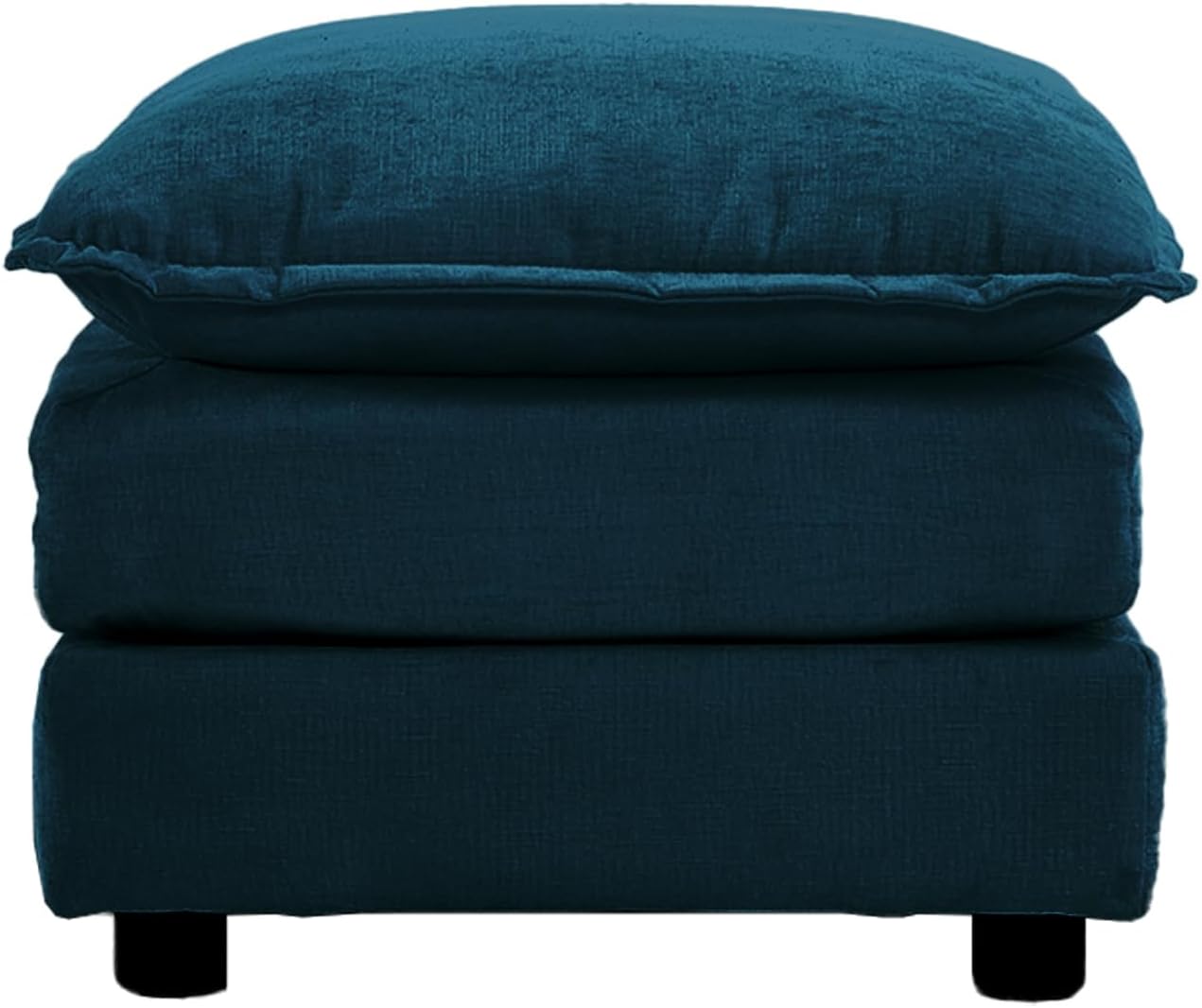 Neylory - Sofá de dos plazas con 2 almohadas para sala de estar, recámara, departamento, 2 plazas de felpilla para asiento profundo