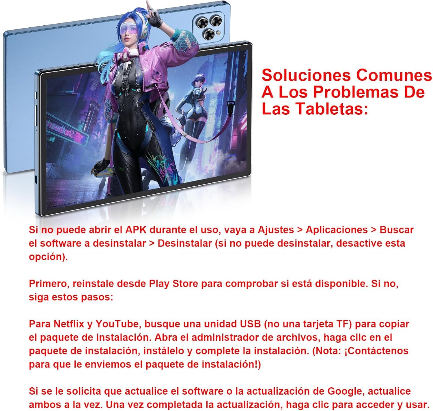 Tablet Android 14, 10.1 Pulgadas Tablets de 8 CPU, 16GB RAM 512GB ROM, 1280x800 HD, Tableta con Cámara Dual 8MP + 5MP, 8000mAh con 2 Protector Pantalla, Teclado, Funda, Mouse Inalámbrico, Lápiz (Azul)