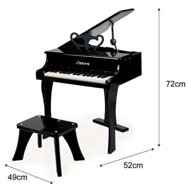 Piano de Madera J'adore NEGRO