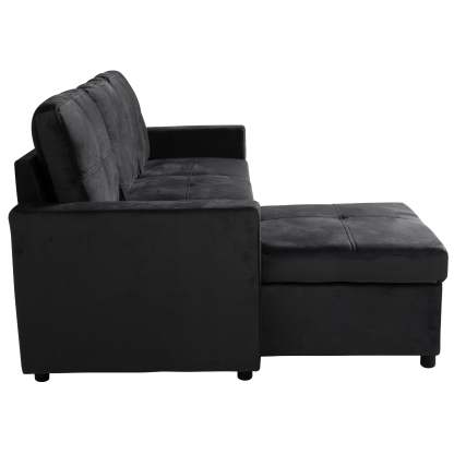 SOFÁ CAMA CON ALMACENAMIENTO TRIBECA GRIS CLARO