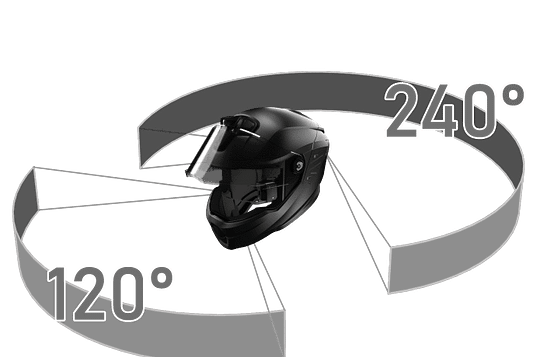 Casco de moto inteligente con grabadora de video