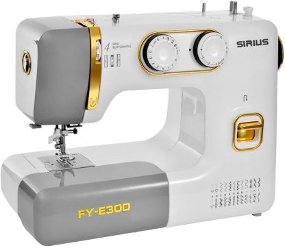 maquina de coser casera portatil hasta 24 puntadas (GREY GOLDEN)