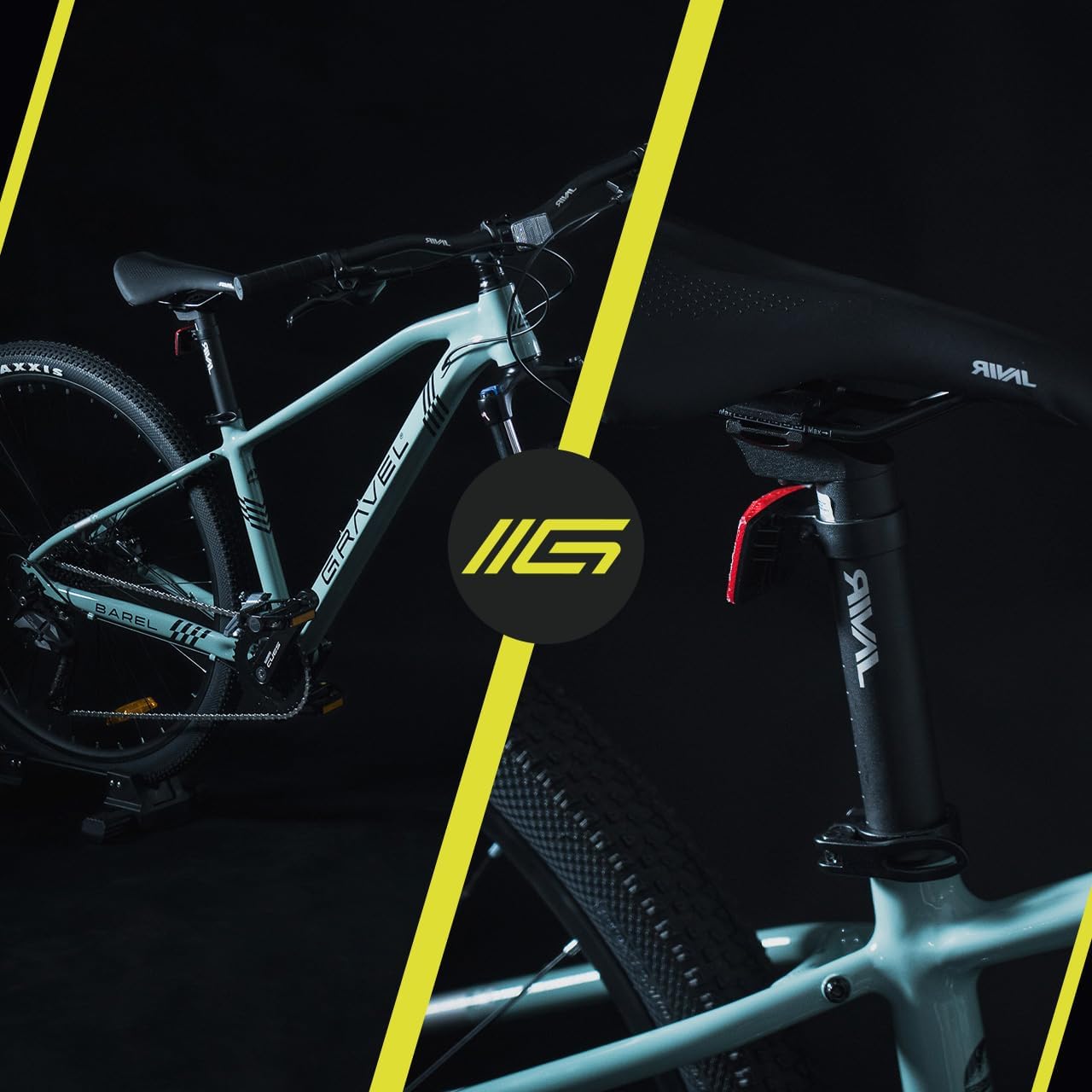 GRAVEL Bicicleta de Montaña Barel | Bicicleta R29 - Cuadro Aluminio 15 kg | Transmisión Cues 18V | Frenos Hidráulicos y Llantas Kenda