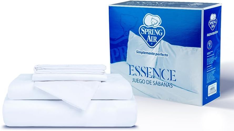 Spring Air Pack Colchón Commander Matrimonial con Box | 2 Almohadas | Cubre Colchón y 1 Juego de Sabanas | Colchon con Colchoneta Pillow | Confort Firme y Soporte Ortopédico | 5 años De Garantía