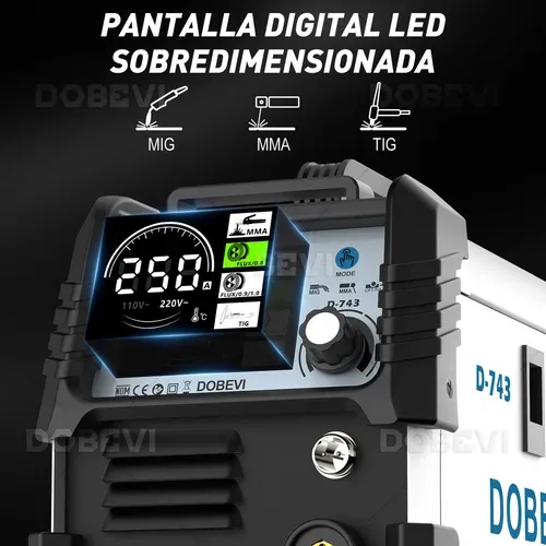 Soldadora inverter Dobevi D-743 D-743 azul