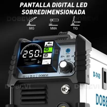 Soldadora inverter Dobevi D-743 D-743 azul