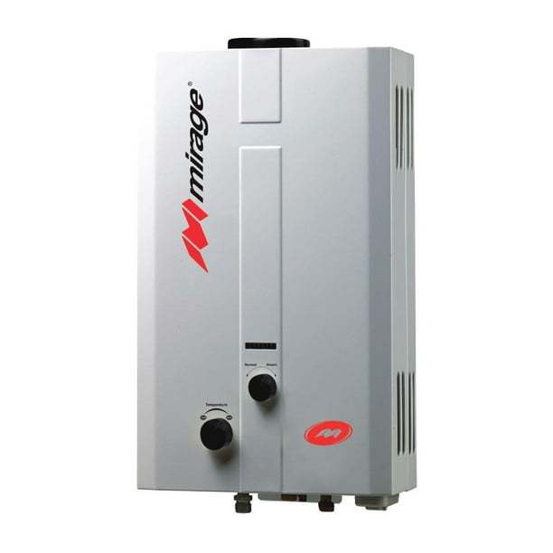 Boiler De Paso Flux Mirage de 6 Litros Por Minuto Gas Natural Mirage MBF06EF