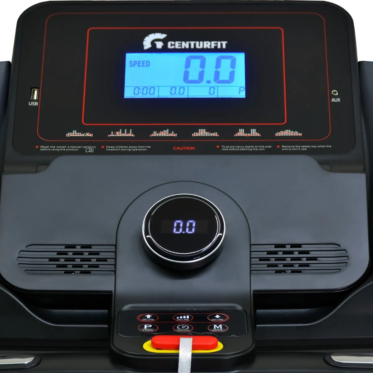 Caminadora Electrica Pro 3.5 Hp Inclinacion Automatica Color Negro