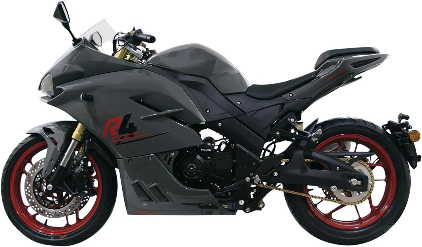 DINAMO Motocicleta Deportiva R4 Gris 2024