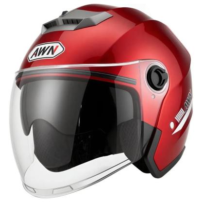 Casco Motocicleta Transpirable Con Visera De Doble Capa Dot