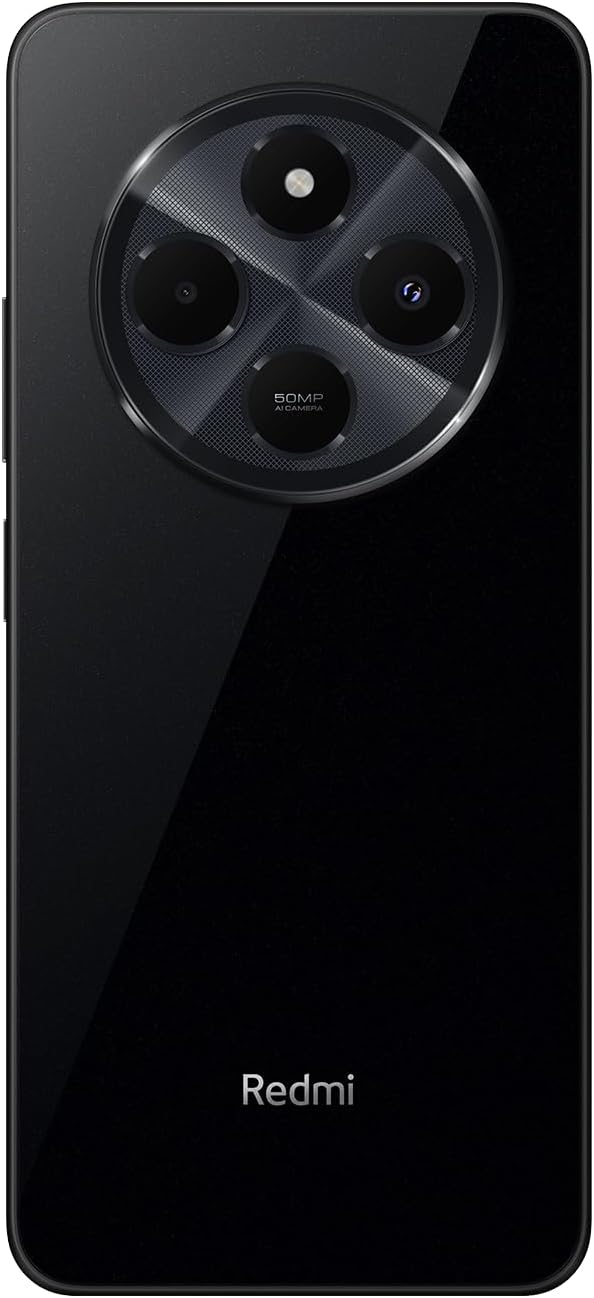 Xiaomi Redmi 14C 4+128GB Smartphone, 6.88 "120HZ LCD HD+pantalla, Mediatek Helio G81 Ultra, 50MP AI cámara dual, 5160Mah, NFC, negro