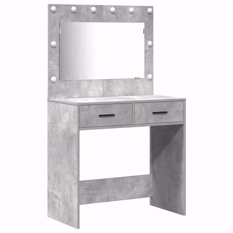 mesa de maquillaje con cajón 3 piezas   40 x 41 x 135 cm madera tratada, toalla de  ,tocador,  moderno,diseño elegante,madera   calidad,artesanía  ,   ,  en espacios pequeños,  de apartamentos Detalles del producto 6