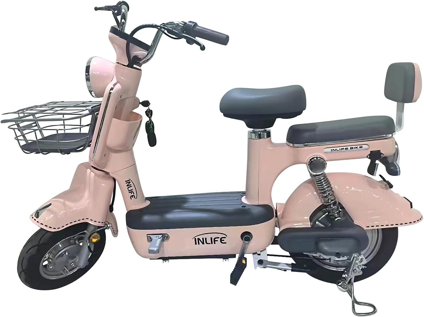 400W Bicicleta Eléctrica Potente, Bicicleta Electrica para Adultos de 40km/h, Rango de 60-70km Eike, Batería de Plomo de 48V/20Ah, Perfecto para Carreteras y Desplazamientos Diarios