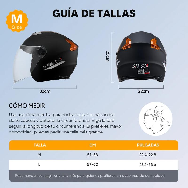 Casco Motocicleta Transpirable Con Visera De Doble Capa Dot
