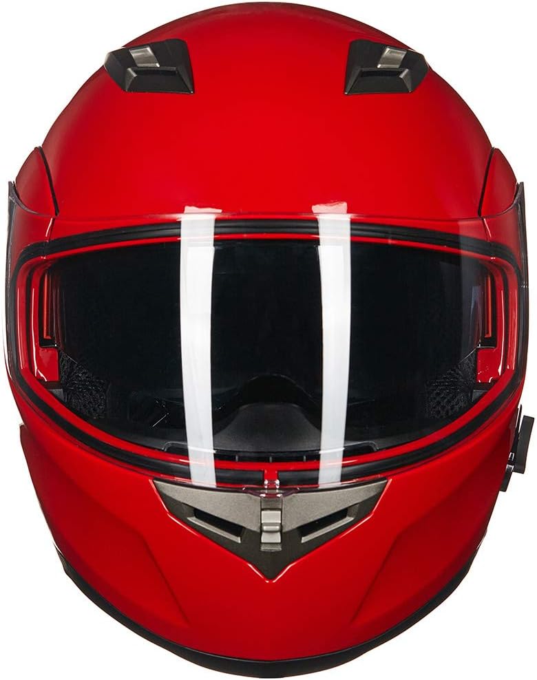 ILM - Casco de Motocicleta Modular Integrado con Bluetooth, con protección Solar para Mp3, Modelo 953/953 Pro