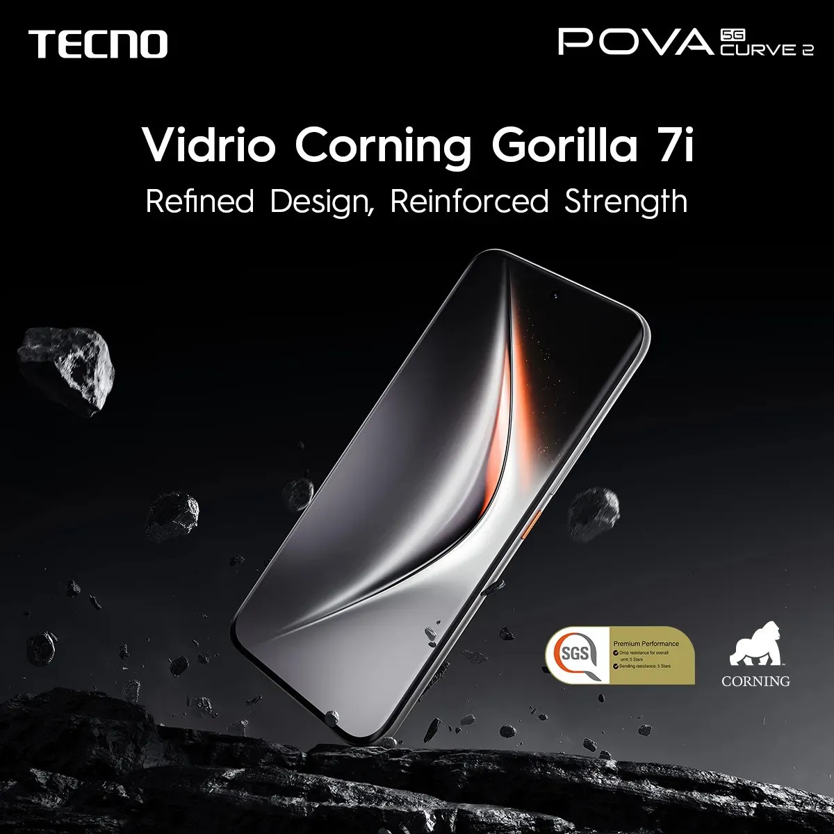 📱Celular 5G, 8GB+8GB RAM +256GB, Batería 8000mAh, Carga 45W, Pantalla Curva AMOLED 1.5K 144Hz, NFC, Cámara 50MP, Diseño Nave Espacial