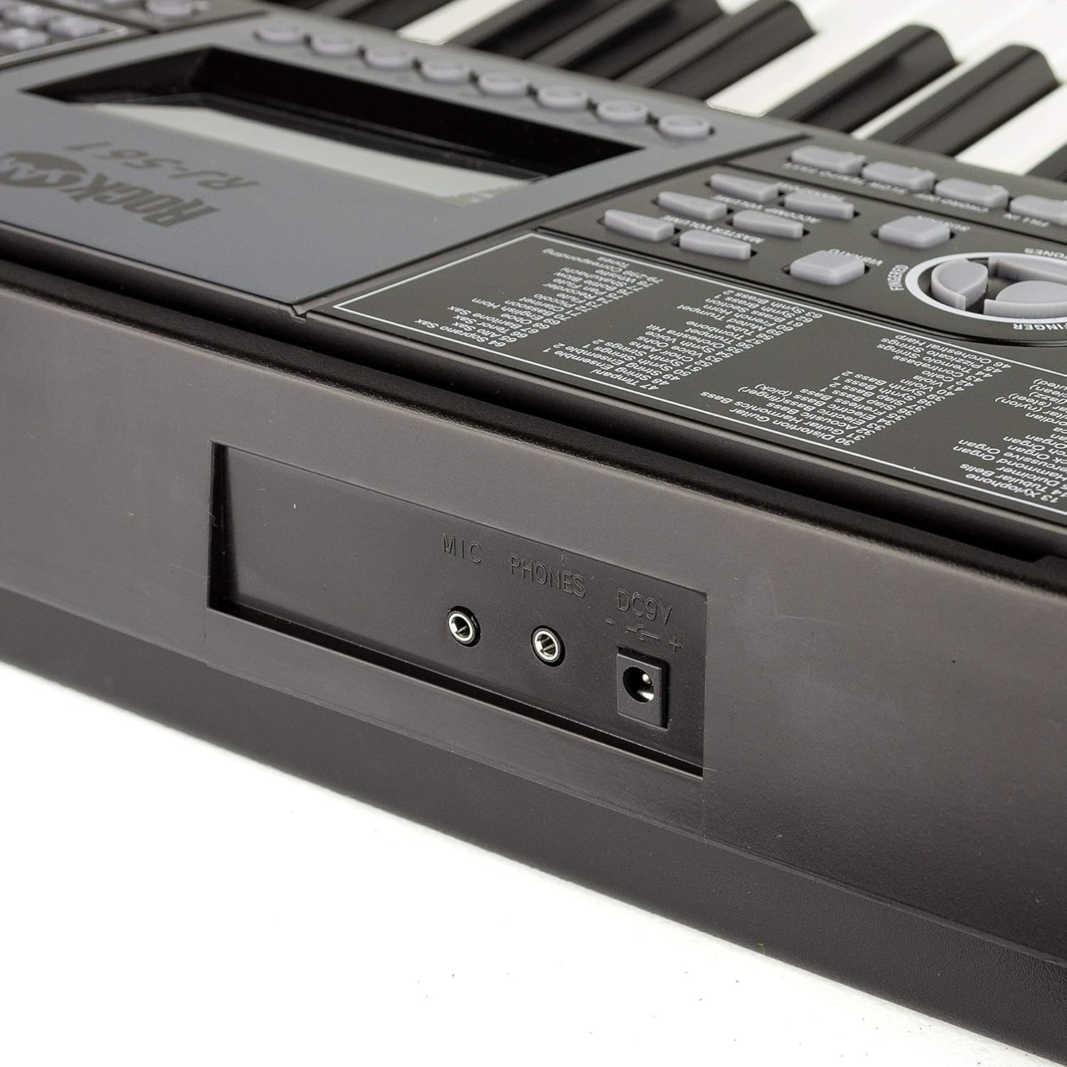 RockJam - Kit de piano con teclado de 61 teclas con banco para teclado, soporte para teclado, auriculares, pegatinas para notas de piano y lecciones de piano Simply