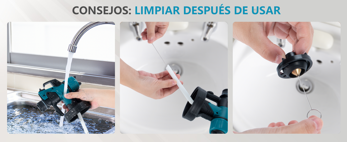 Pistola de Pintura,Pulverizador de Pintura eléctrica, Tapa de Recambio rápido