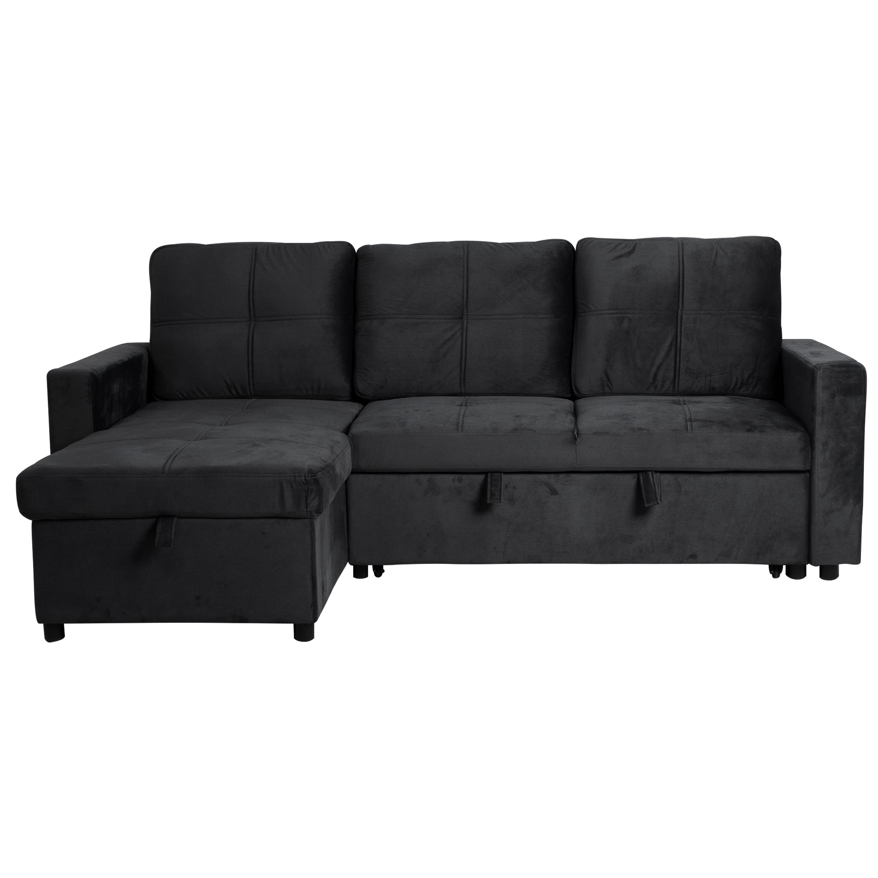 SOFÁ CAMA CON ALMACENAMIENTO TRIBECA GRIS CLARO