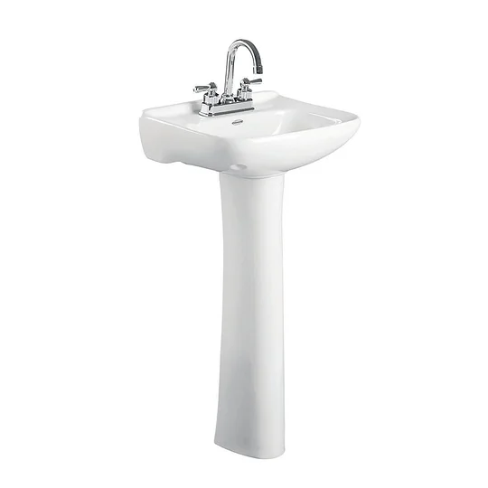 Sanitario con lavabo pedestal Cosmos II blanco