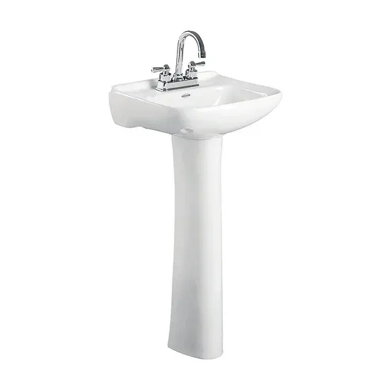 Sanitario con lavabo pedestal Cosmos II blanco
