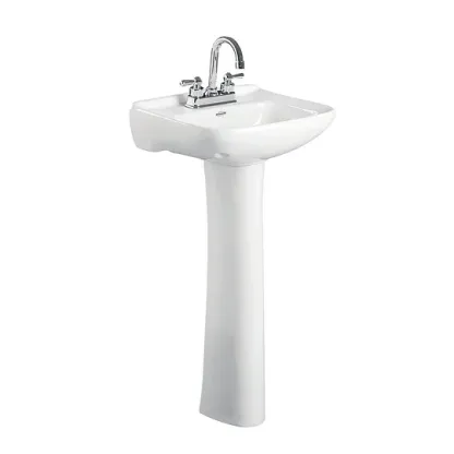 Sanitario con lavabo pedestal Cosmos II blanco