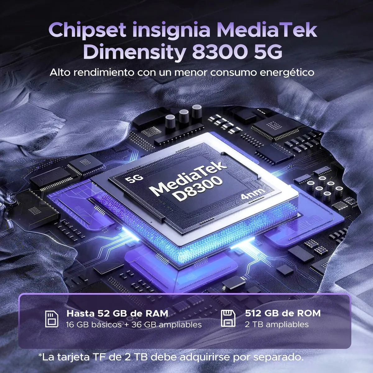 🛡️Doogee V50 Pro Celular Resistente 5G, Android16, RAM ampliable hasta 52GB + 512GB, Cámara AI 200MP, Batería 11000mAh, Pantalla Trasera AMOLED 2.06", IP68, NFC, Radio Walkie-talkie, Doble SIM