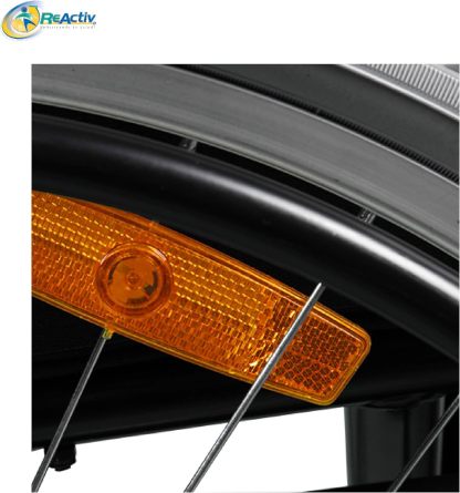 Silla de Ruedas Activ Xtreme ReActiv, Brazos FlipUp y Descansapies Desmontables/Abatibles, R8x2", Rin Aluminio R24x1.75" Neum, T. Nylon, Bruma (Gris Claro)