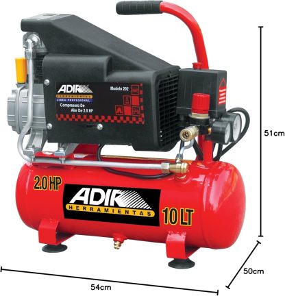 Adir 201 Compresora 2 HP con Tanque de 10 l