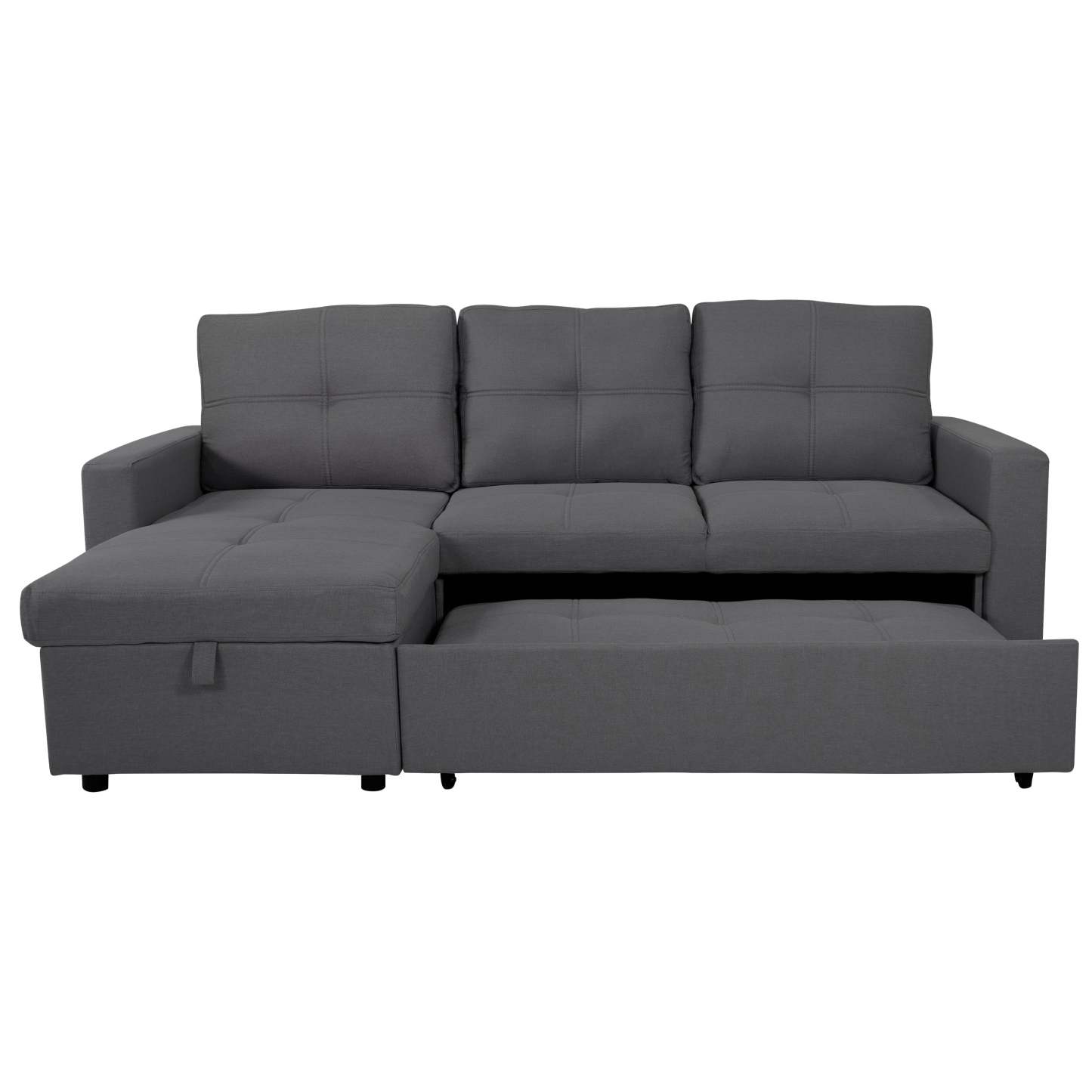 SOFÁ CAMA CON ALMACENAMIENTO TRIBECA GRIS CLARO