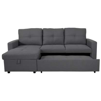 SOFÁ CAMA CON ALMACENAMIENTO TRIBECA GRIS CLARO