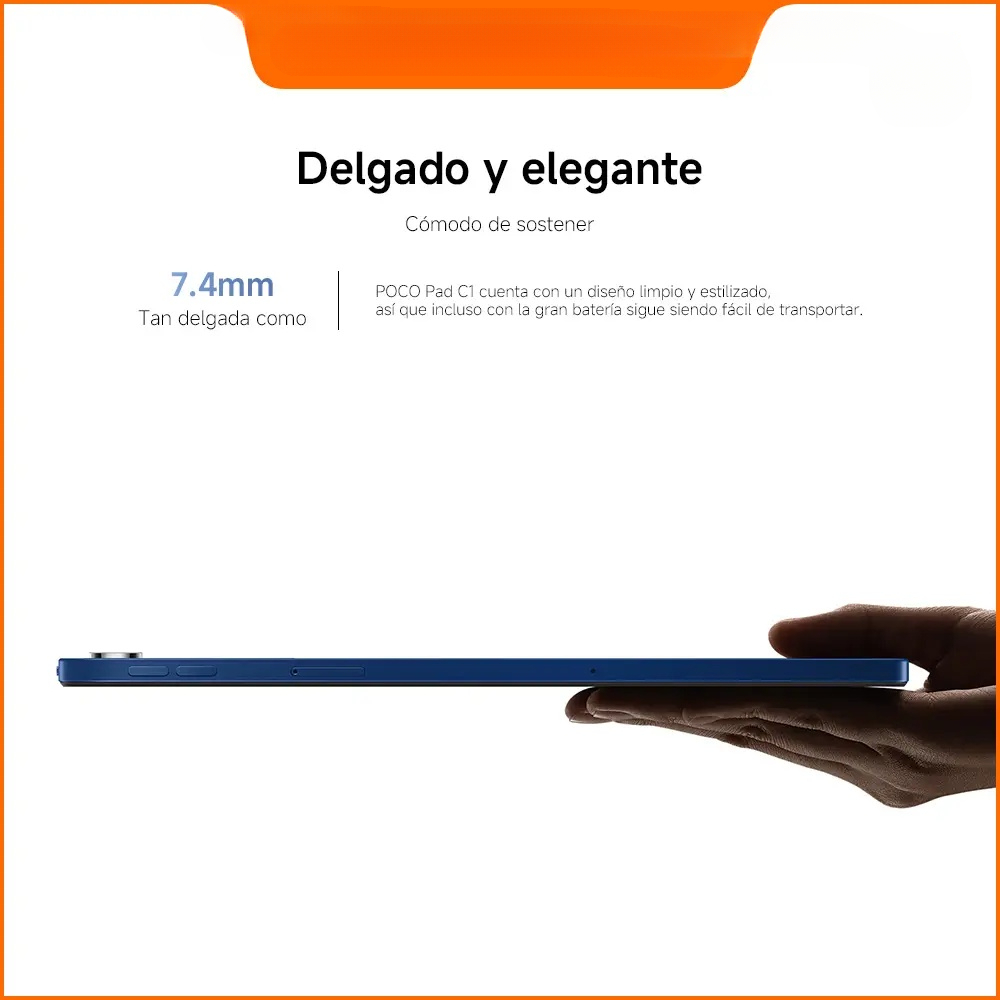POCO Pad C1 | Pantalla cristalina de 9.7" y 2K a 120Hz | Batería de 7600mAh (típ) | Snapdragon 6s 4G Gen 2 | Impulsado por Xiaomi HyperOS 3