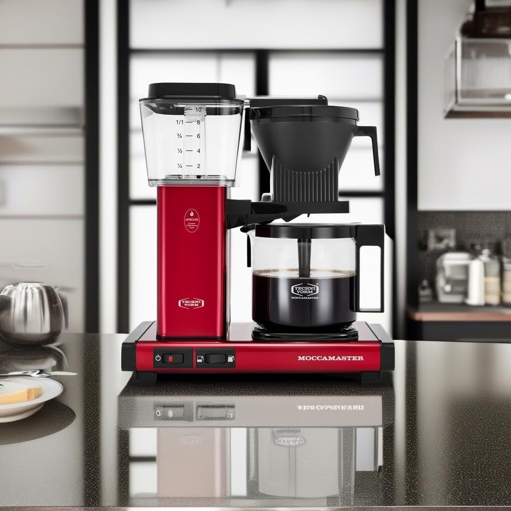 Moccamaster 53948 KBGV Select - Cafetera de 10 tazas, negro mate, 40 onzas, 1.25 l