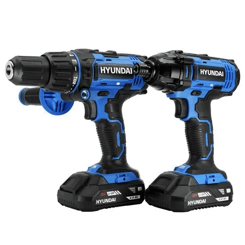Kit Taladro Y Atornillador De Impacto De Bateria 20v