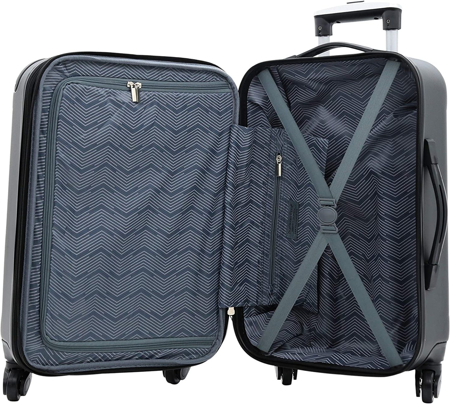 Equipaje giratorio extensible duro de Travelers Club Chicago-----Máscara para ojos