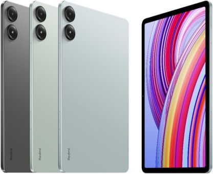Xiaomi Redmi Pad Pro WiFi Version 12.1" Octa Core Global ROM 10000mAh Bluetooth 5.3 8MP Dual Camera + (33w Dual USB Fast Auto Combo) (Ocean Blue, 256GB + 8GB)