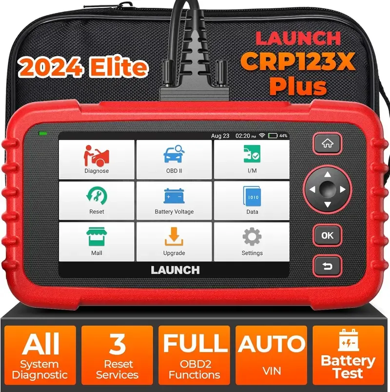 🔧 Escáner Automotriz Profesional, Herramienta de Diagnóstico Vehicular, Reinicio Aceite/SAS/Acelerador, Diagnóstico Motor‑ABS‑SRS‑Transmisión, AutoVIN, Lector Códigos Error, Prueba de Batería y Actualizaciones Gratuitas