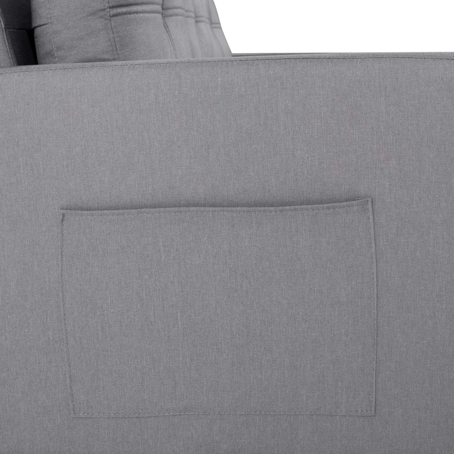 SOFÁ CAMA CON ALMACENAMIENTO TRIBECA GRIS CLARO