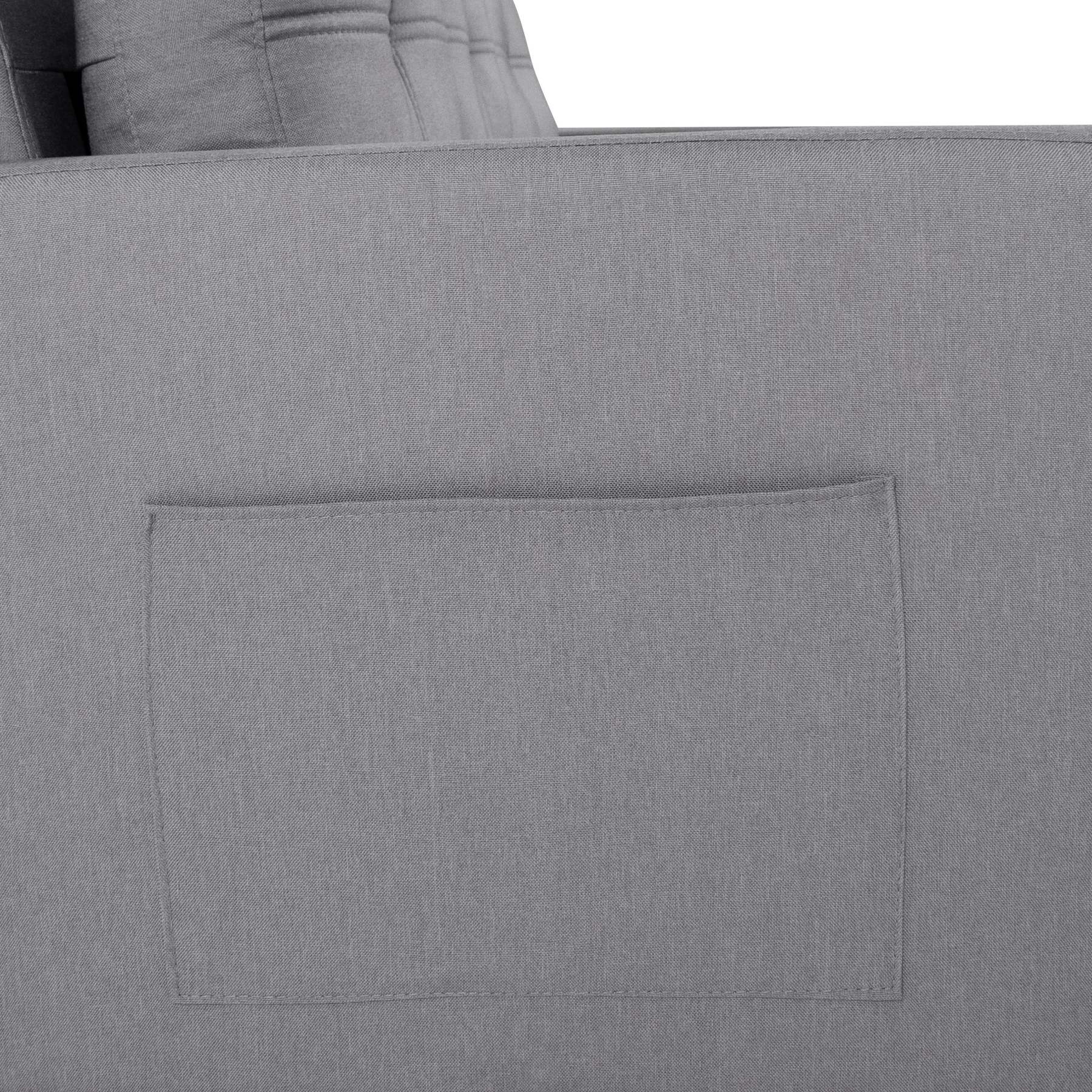 SOFÁ CAMA CON ALMACENAMIENTO TRIBECA GRIS CLARO