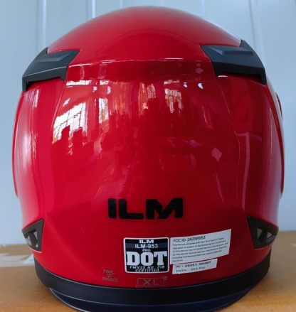 ILM - Casco de Motocicleta Modular Integrado con Bluetooth, con protección Solar para Mp3, Modelo 953/953 Pro