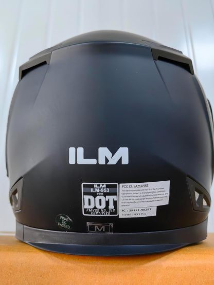 ILM - Casco de Motocicleta Modular Integrado con Bluetooth, con protección Solar para Mp3, Modelo 953/953 Pro