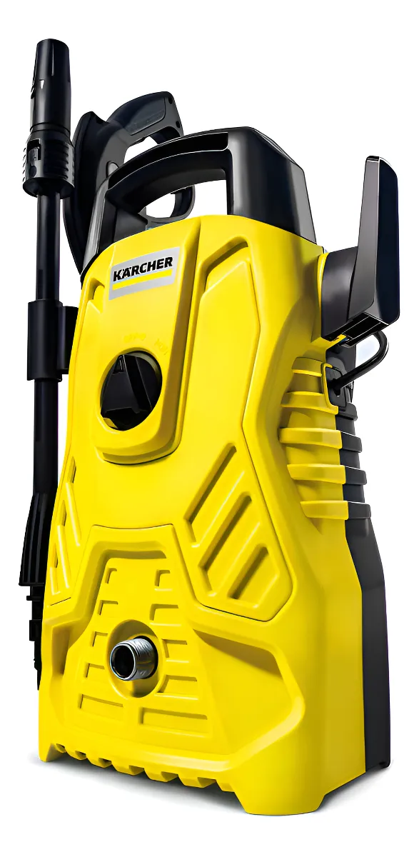 Lavadora compacta de alta presión Kärcher, 1500 psi, 1200 W, color amarillo,
