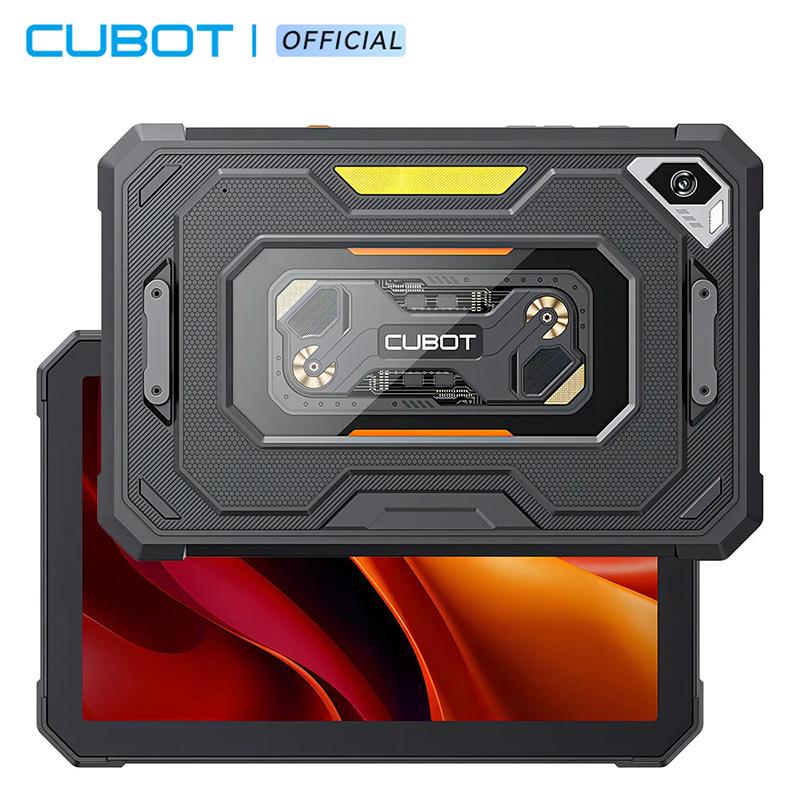 Cubot Tab Kingkong Mini 2026, 16GB RAM, 128GB ROM, 8.7 Pulgadas, Batería 10200mAh, IP68/IP69K, Android 15, Cámara 48MP, Resistente a Golpes, Luz de Camping, Control Parental, Ideal para Viajes y Trabajo