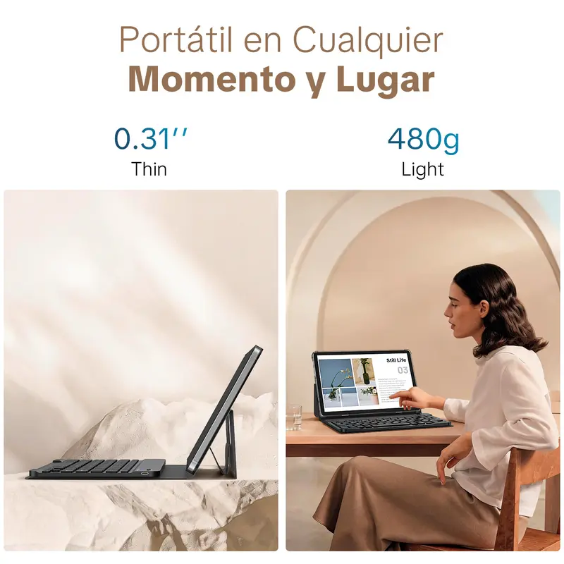10.1 Inch Tablet | 8 Core Android 15.0 | 8GB RAM 256GB Storage | Dual Cameras | Bluetooth-compatible | Batería 10000mAh | WiFi 5G |