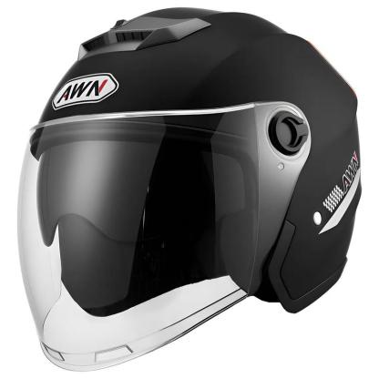 Casco Motocicleta Transpirable Con Visera De Doble Capa Dot
