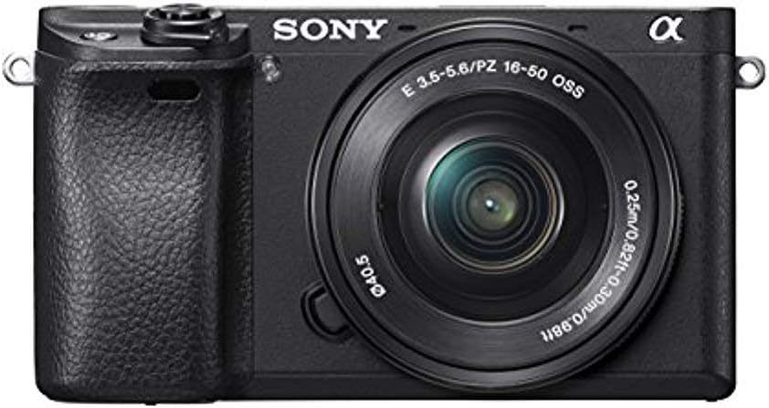 Sony Alpha a6300 Mirrorless Digital Camera with E PZ 16-50mm F3.5-5.6 OSS Power Zoom Lens (Black)