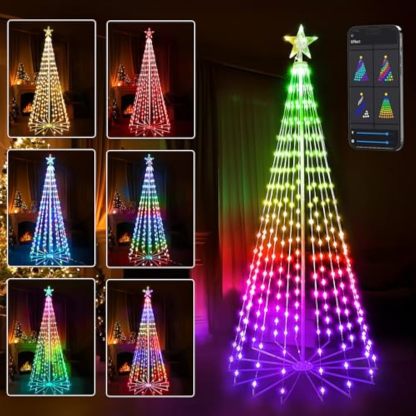 Multicolor LED Animated Outdoor Lightshow Tree
